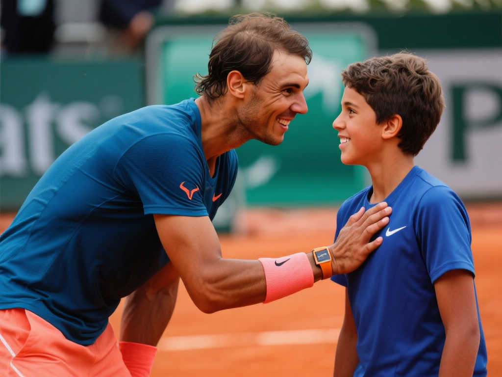纳达尔送上温馨鼓励❤️阿卡：激励我全力冲刺未来赛事